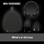 Sony WH-1000XM5 Premium Noise Cancelling Wireless Over-Ear Headphones