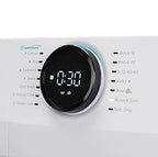 Midea MF200W70B/E Freestanding Washing Machine, BLDC Motor, Bright LED Display, Health Guard, Steam