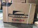 CosmoGrill Original 5 Gas Burner 4+1 Garden Grill, Steel Warming Rack, Side-Burner
