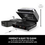 Ninja Foodi Max AG551UK Health Grill & Air Fryer - Grey