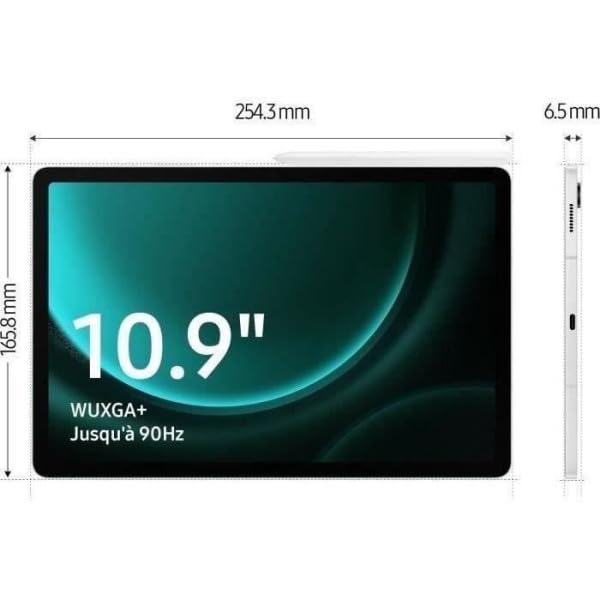 Samsung Galaxy Tab S9 FE 10.9'' Wifi 128Go Rose S pen inclus FR Version