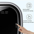 UPIKIT Wall-Mounted Mini Drum Washing Machine, 3kg Capacity, Front Load, Full-Automatic, White, High Efficiency
