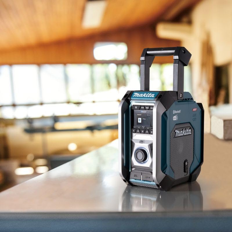 Makita MR007GZ 12V Max CXT to 40V Max XGT DAB/DAB+ Job Site Radio with Bluetooth