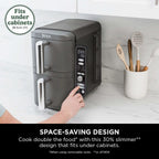 Ninja Double Stack XL Air Fryer, Vertical Dual Drawer AirFryer with 4 cooking levels
