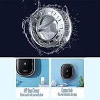UPIKIT Wall-Mounted Mini Drum Washing Machine, 3kg Capacity, Front Load, Full-Automatic, White, High Efficiency
