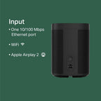 Sonos One (Gen 2) - The powerful Smart Speaker with Amazon Alexa Built-in, Black