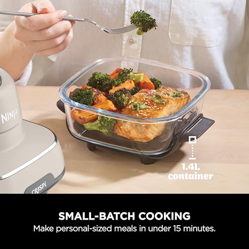 Ninja CRISPi Portable Air Fryer, 3.8L, 4-in-1: Air Fry, Roast, Keep Warm, Recrisp