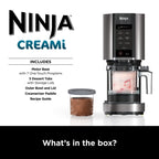 Ninja CREAMi Ice Cream Maker & Frozen Dessert Maker with 3 Tubs, 7 Programs