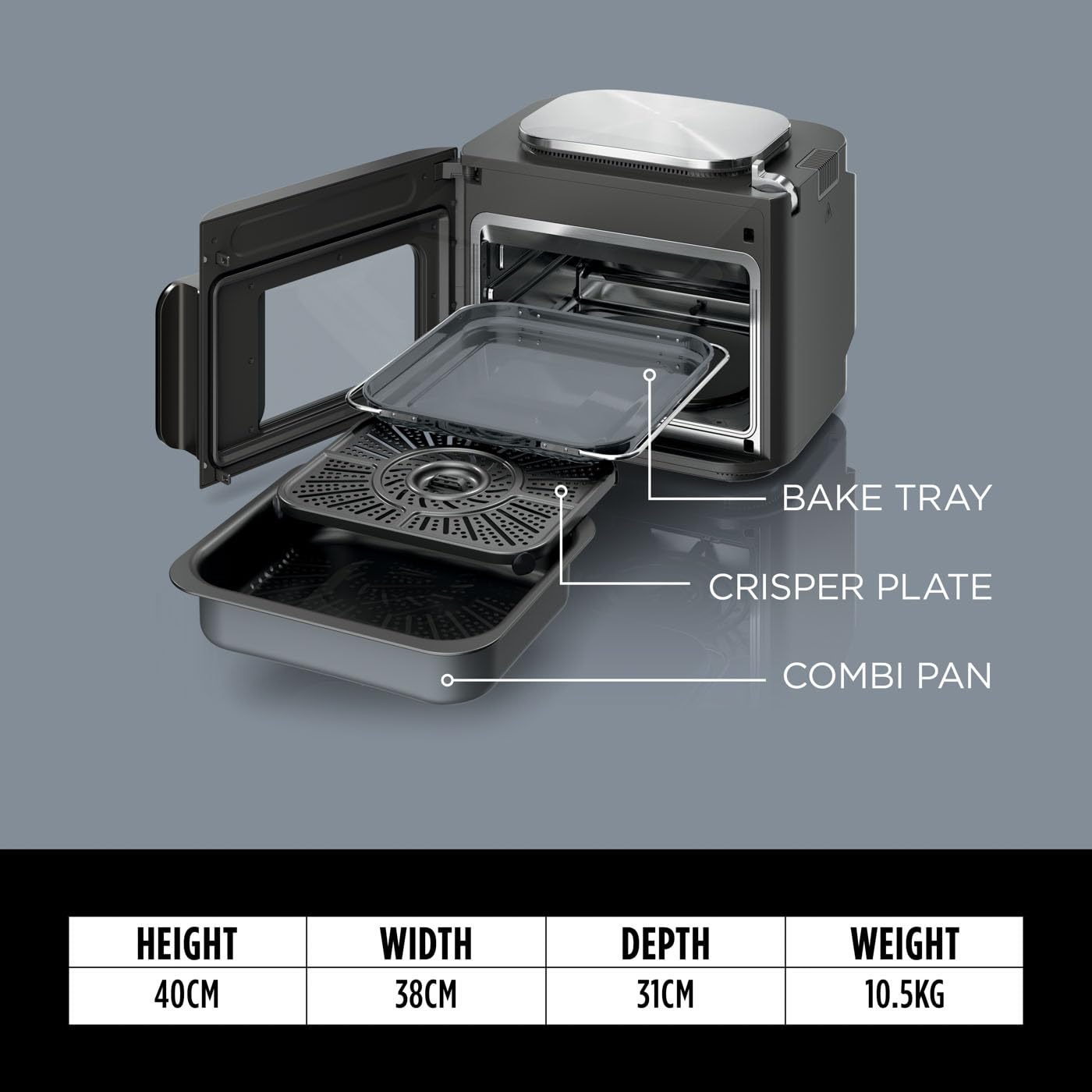 Ninja Combi 12-In-1 Multi-Cooker, Oven & Air Fryer, 12 Cooking Functions