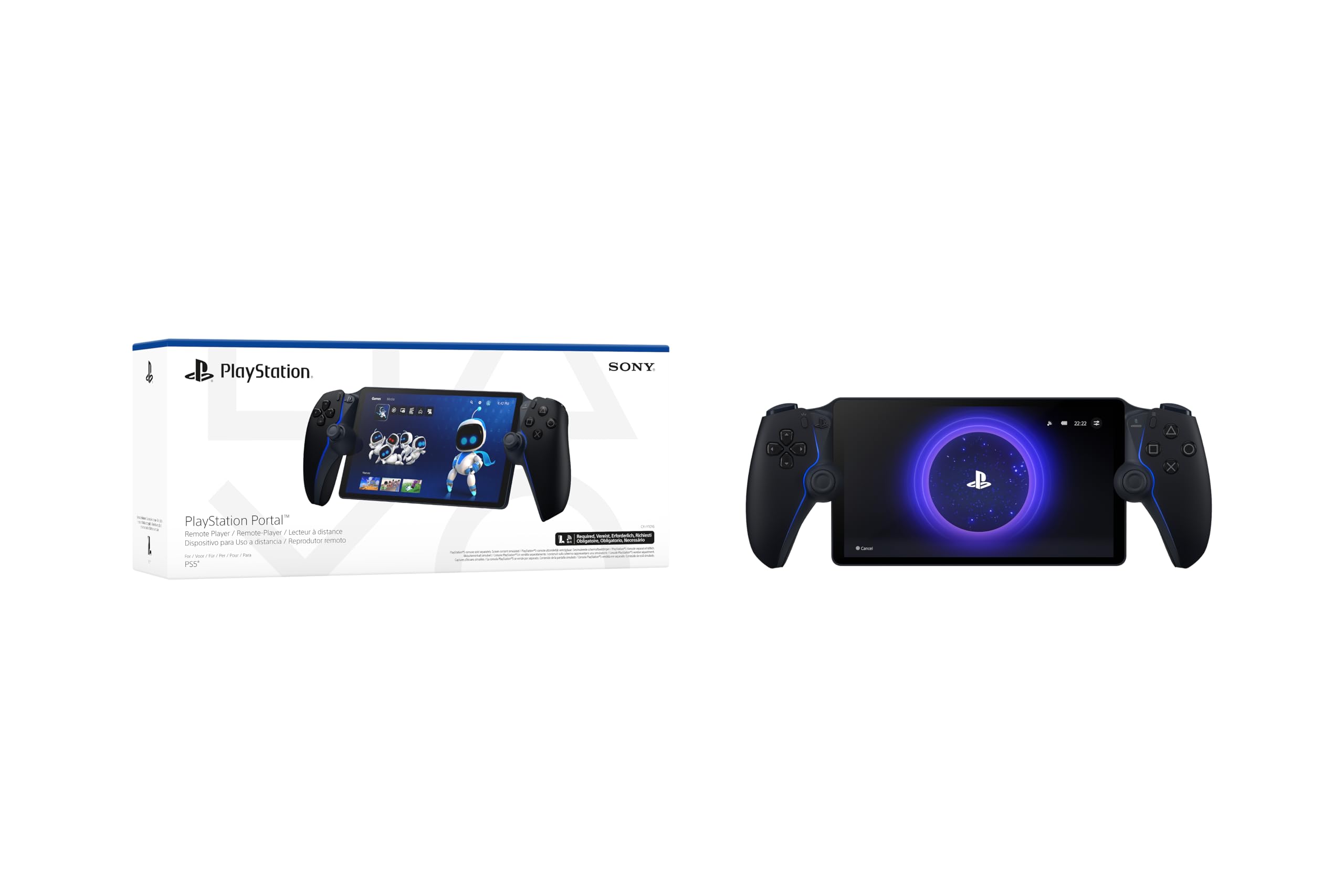 PlayStation Sony, Lecteur à Distance Portal, Pour Console 5, Couleur : Noire
