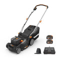 Worx WG737E 40V 37cm Cordless Lawnmower – Ideal for Medium to Large Gardens (300-550㎡)
