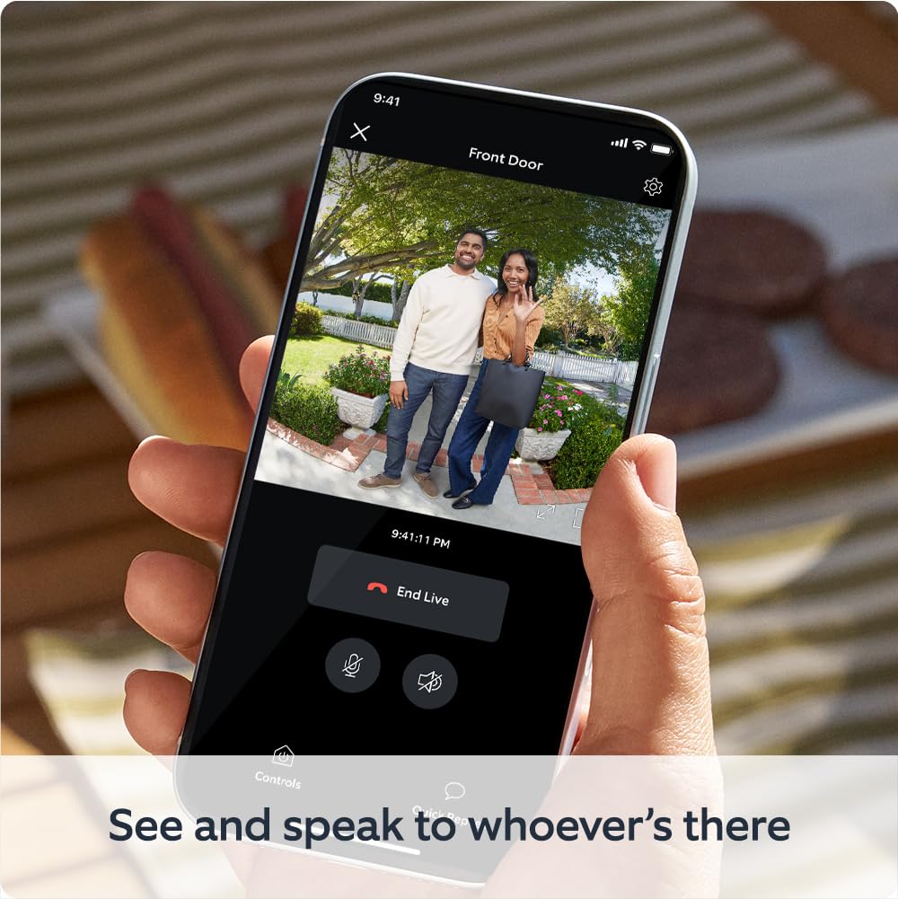 Ring Battery Video Doorbell | Venetian Bronze, Works with Alexa + Echo Pop
