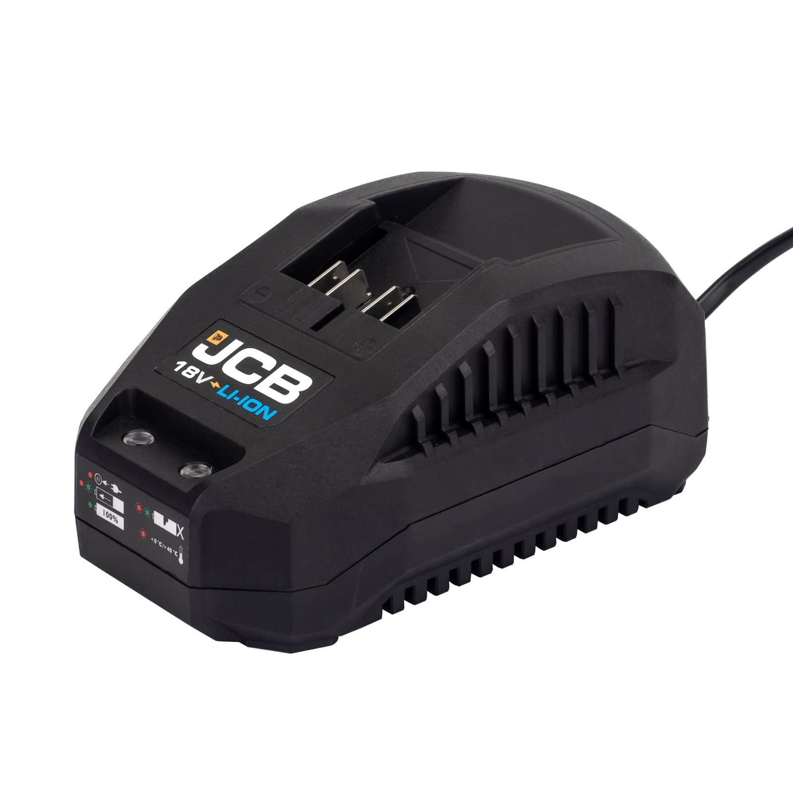 JCB 18V Cordless Combi Drill & Multi Tool, 2X 2.0Ah Battery, Fast Charger, 20" Power Tool Kit Bag