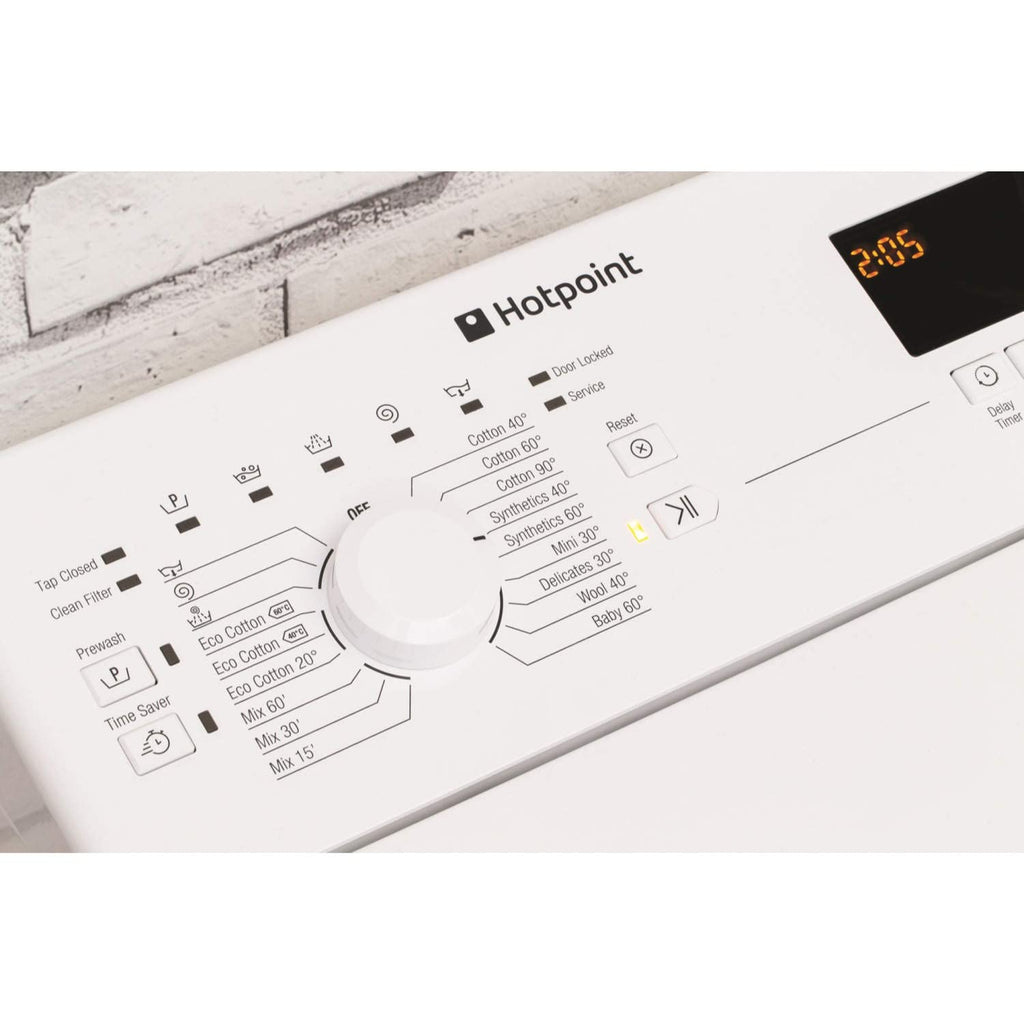 Hotpoint Top Loader 7kg WMTF 722U UK N Washing Machine, White