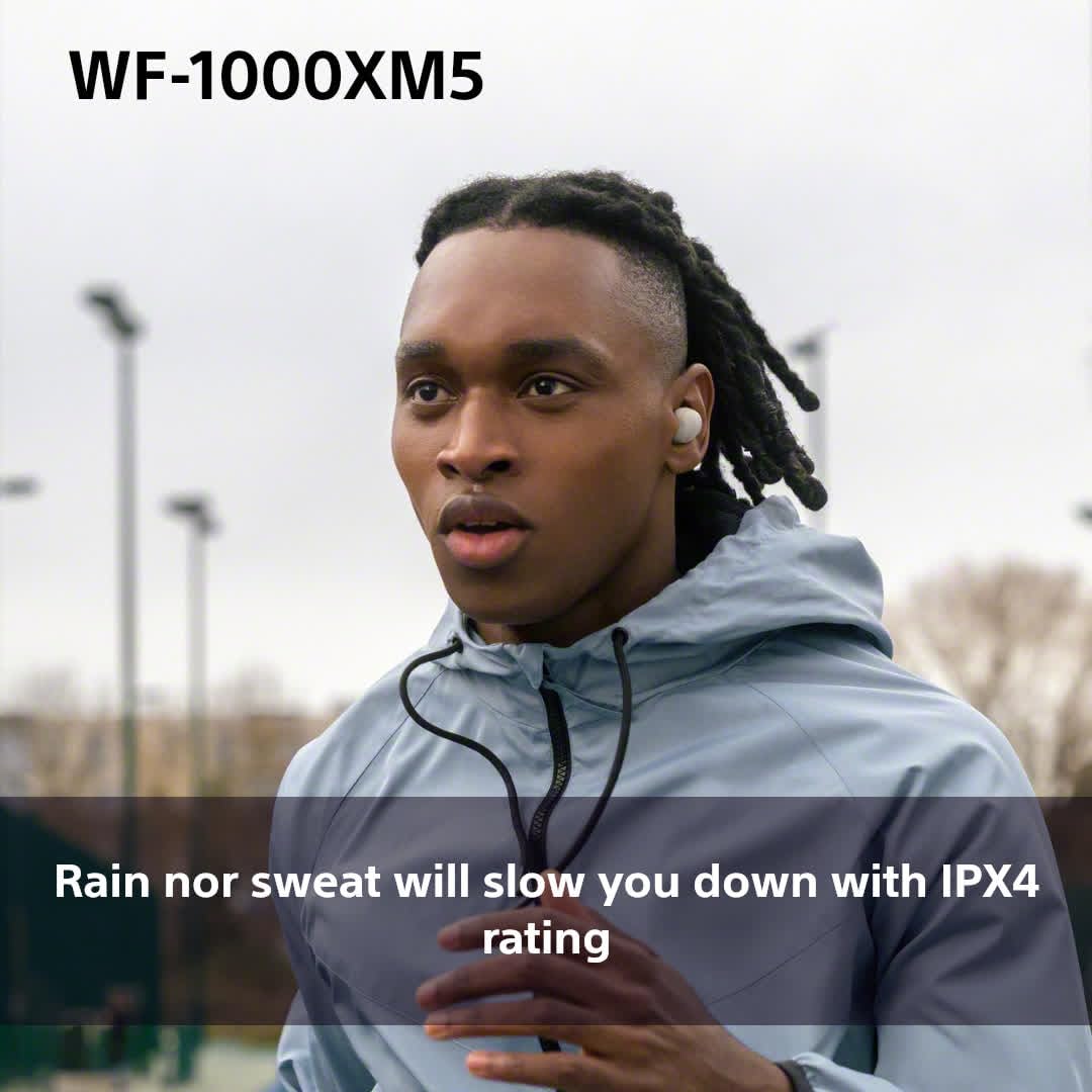 Sony WF-1000XM5 Wireless Noise Cancelling Earbuds, Bluetooth, In-ear Headphones, Mic