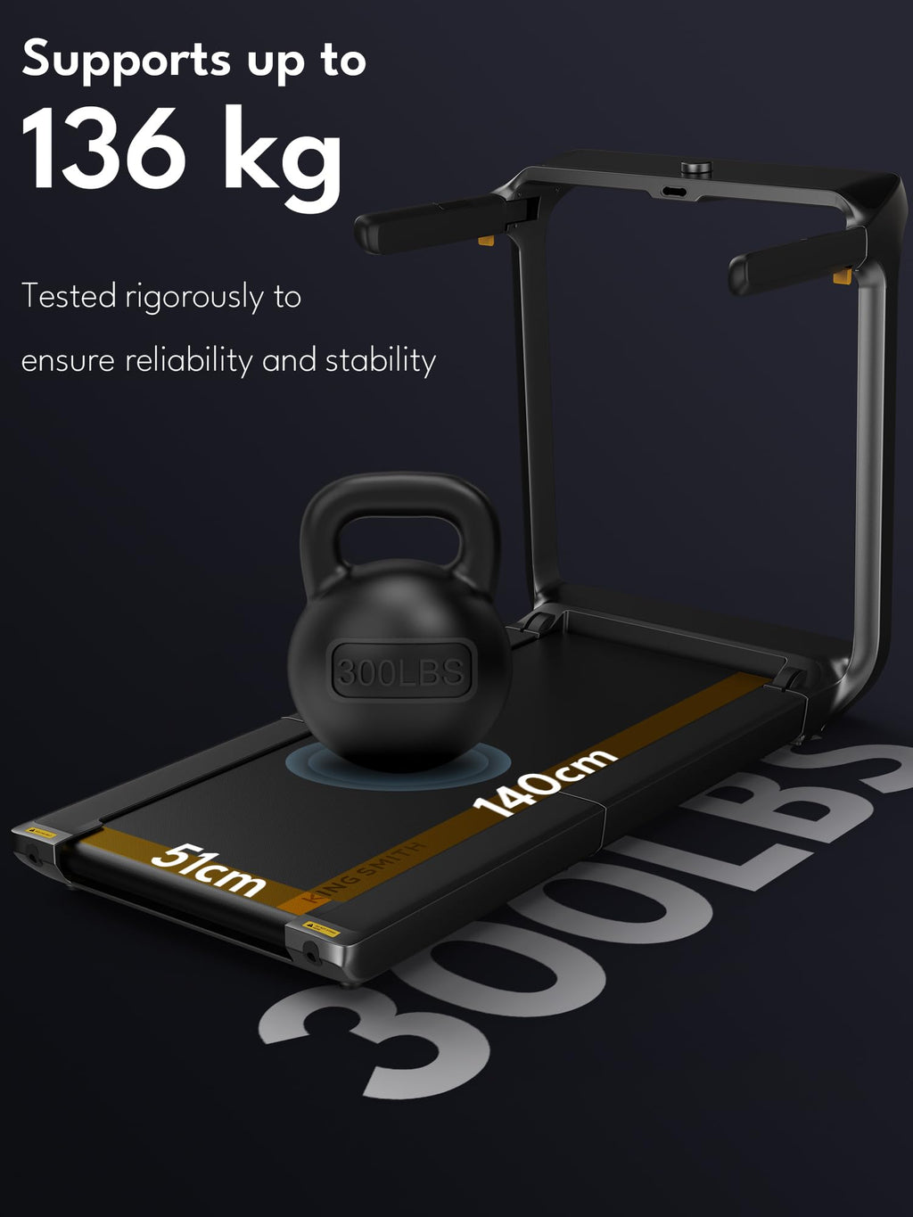WalkingPad X218 Treadmill, Folding Walking Pad 18 Km/h Speed Support 136 KG