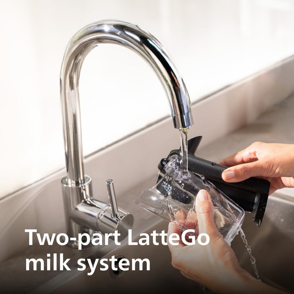 Philips 5400 Series Fully Automatic Espresso Machine - 12 Coffees, Easy-To-Clean LatteGo Milk System