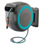GARDENA (18630) Retractable Garden Hose Reel 115' ft, Wall Mounted