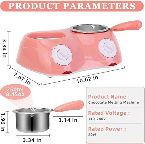 Dual Pot Chocolate Melting Machine