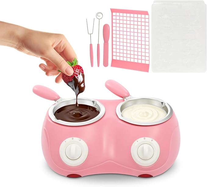 Dual Pot Chocolate Melting Machine