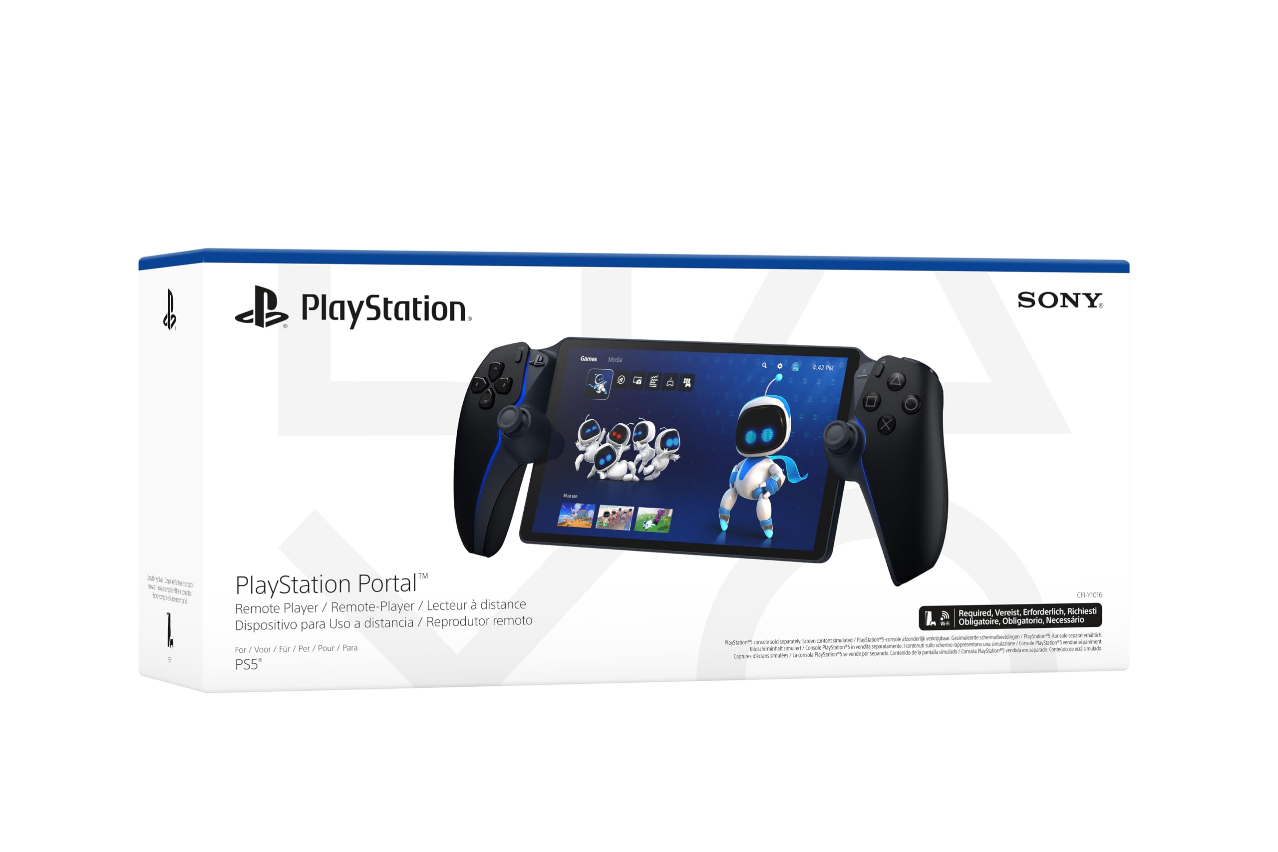 PlayStation Sony, Lecteur à Distance Portal, Pour Console 5, Couleur : Noire