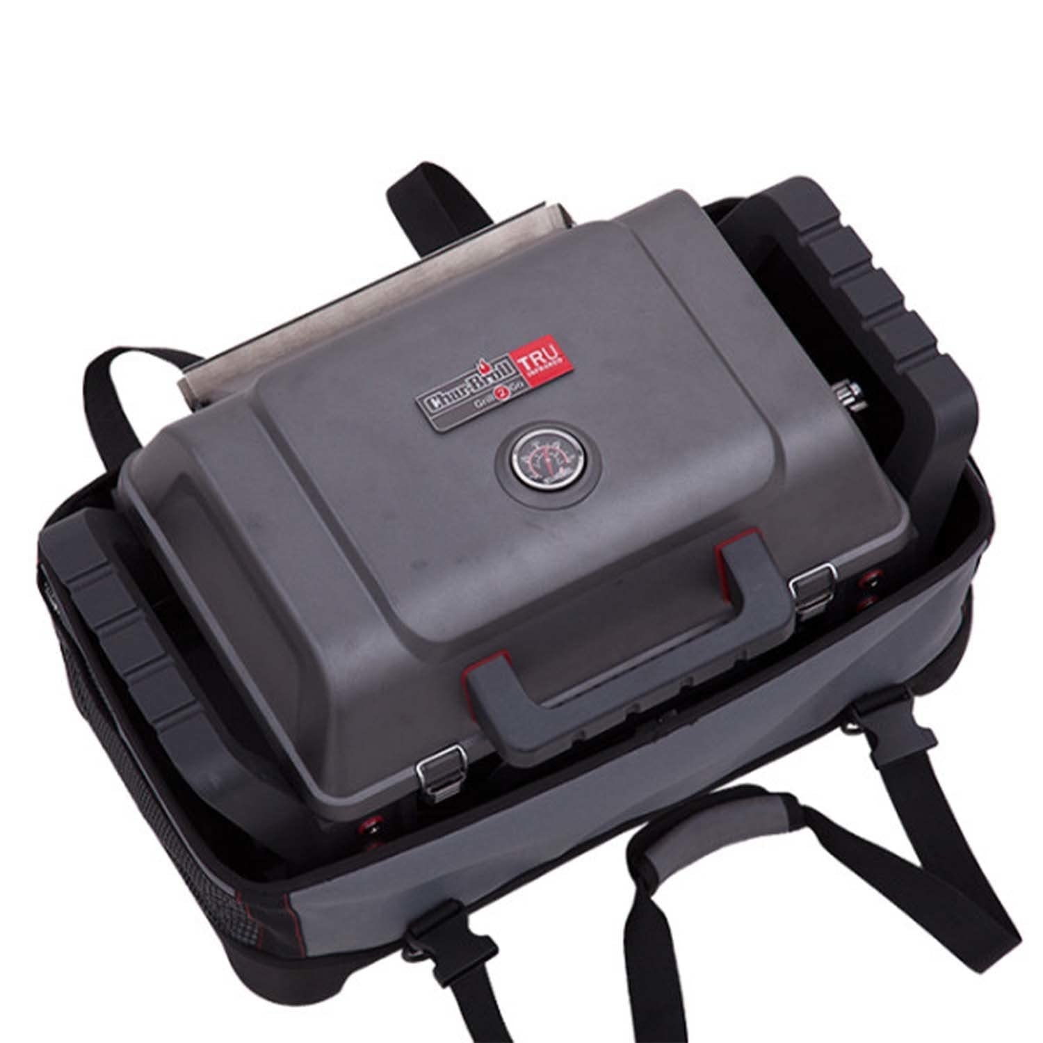 Char-Broil X200 Grill2Go - Portable Barbecue Grill with TRU-Infrared Technology, Grey | Cast Aluminium