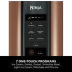 Ninja CREAMi Ice Cream Maker & Frozen Dessert Maker with 3 Tubs, 7 Programs