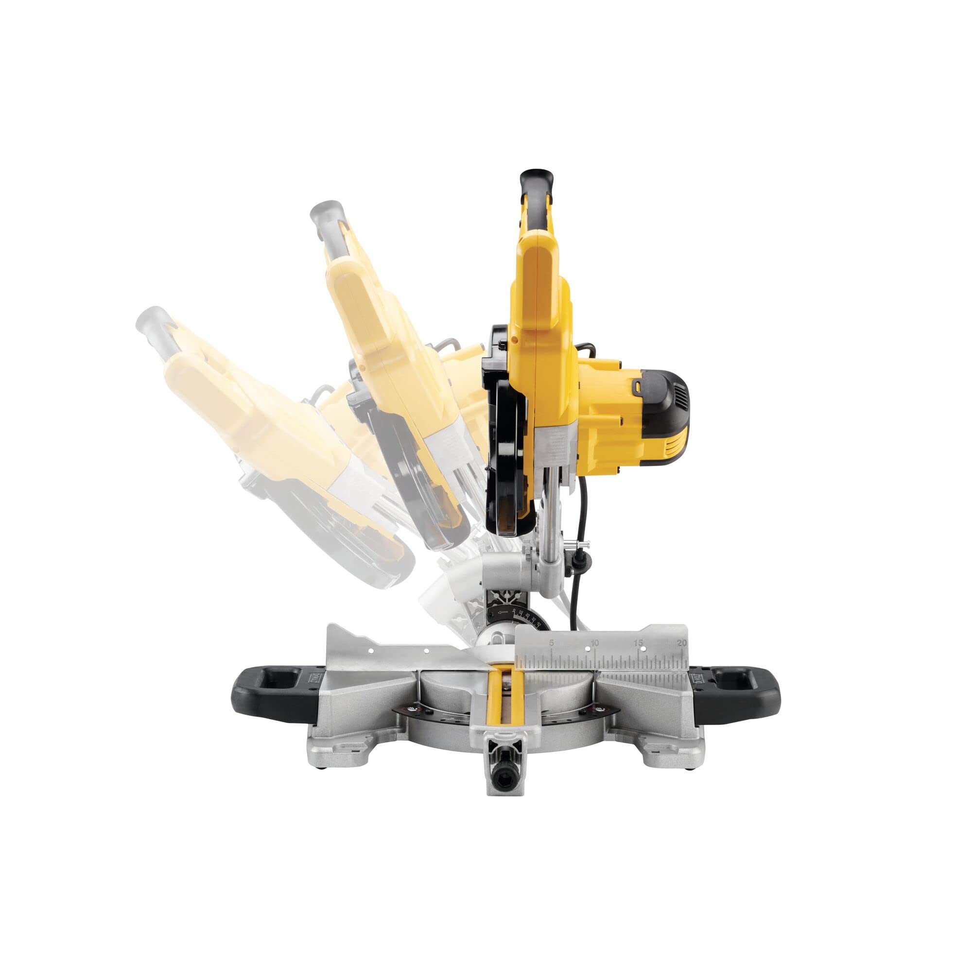 DEWALT DWS774-GB 216-mm 230V Slide Mitre Saw with XPS - Yellow/Black