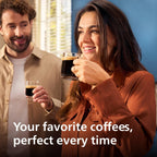 Philips 2200 Series Fully Automatic Espresso Machine - 2 Coffees, Touch Display, Classic Milk Frother