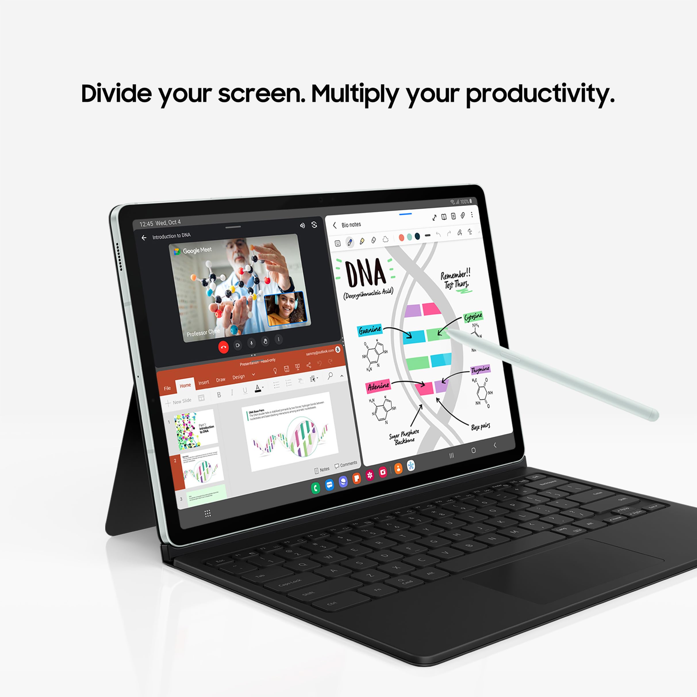 Samsung Galaxy Tab S9 FE+ Tablet with S Pen, 128GB, Long-lasting Battery