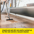 Kärcher 16281030 Wet & Dry Vacuum Cleaner WD 3, blower function, power: 1000W, plastic container: 17L
