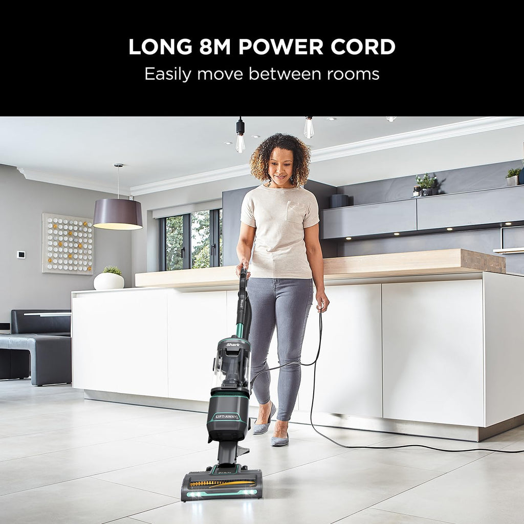 Shark Corded Upright Vacuum Cleaner 1.1L with Anti Hair Wrap Technology, LED Headlights