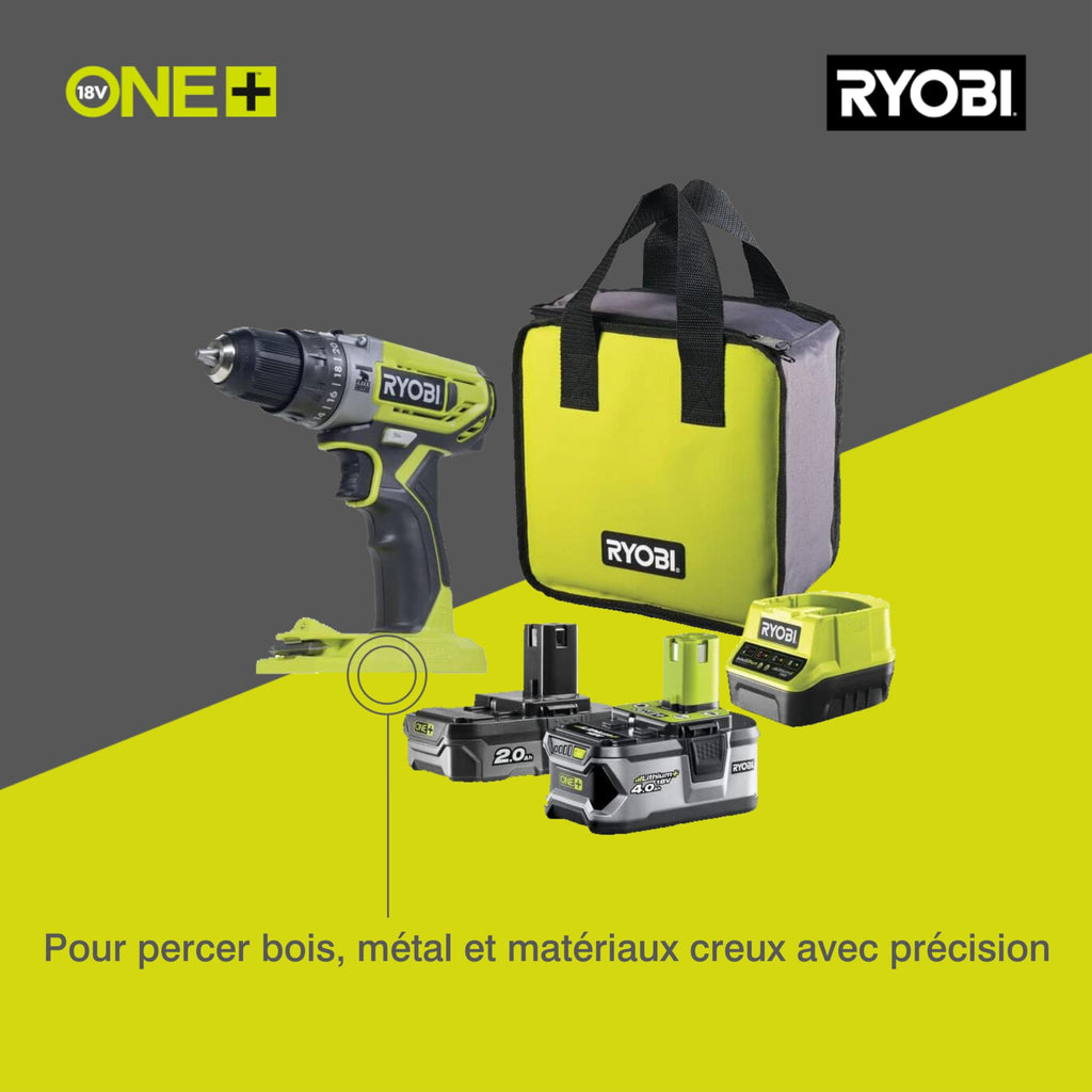 RYOBI - BRUSHLESS Motor Drill-Driver Without Carbon