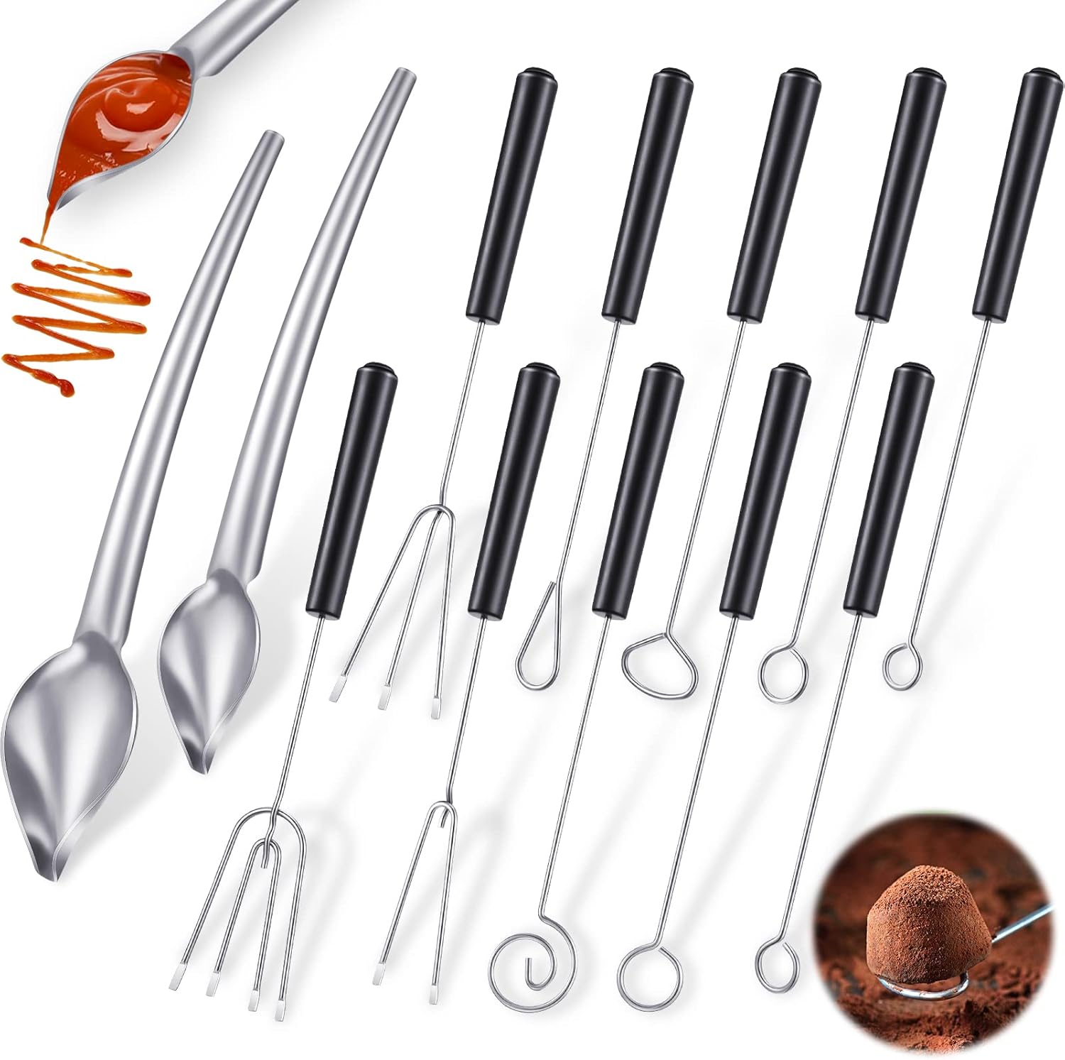 Patelai 12 Pcs Candy Dipping Tools Set
