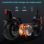 HITWAY Electric Scooter Adult 10 Inch, 15.6-27AH Battery 500W Motor
