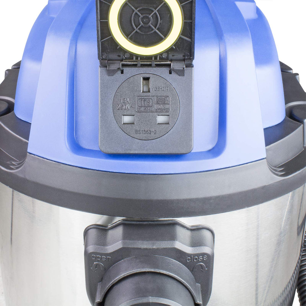 HYUNDAI Wet and Dry Vacuum Cleaner 30L, 1400W, Industrial Vacuum Cleaner