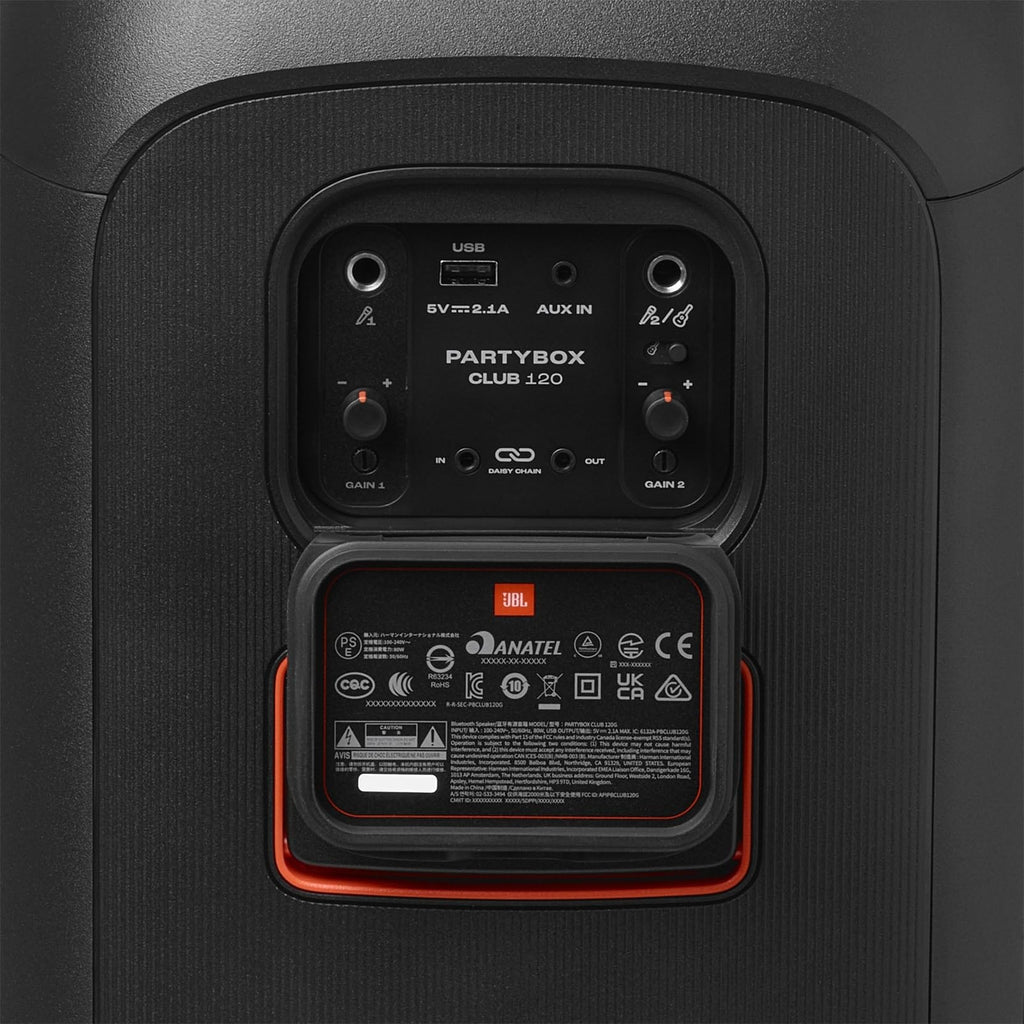 JBL PartyBox Club 120 Portable Bluetooth Party Speaker with Foldable Handle