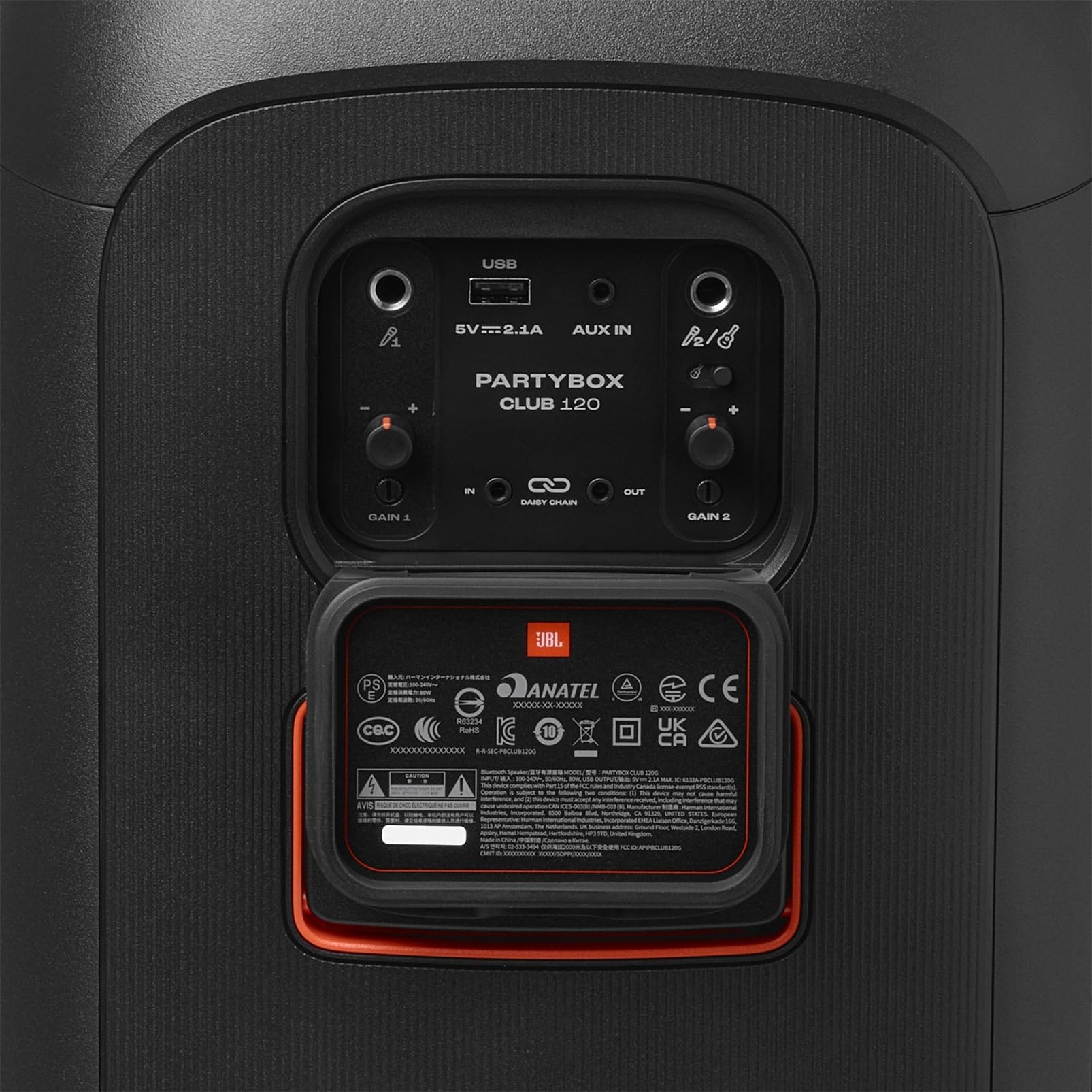JBL PartyBox Club 120 Portable Bluetooth Party Speaker with Foldable Handle
