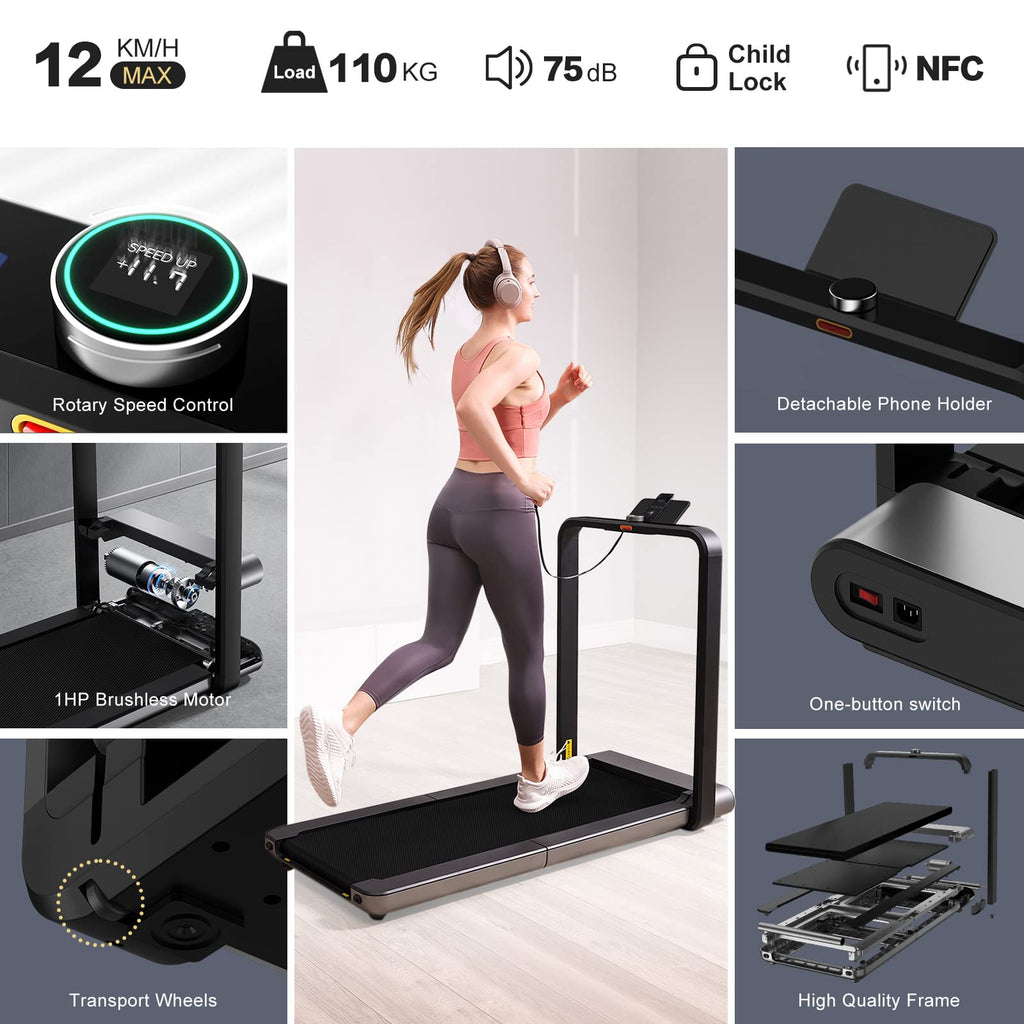 WalkingPad X21 Treadmill 918W Double Folding Treadmill for Home