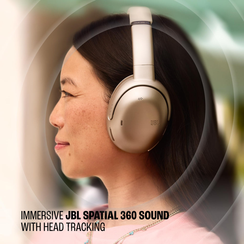 JBL Tour One M3 Wireless Over-Ear Bluetooth Headphones with True Adaptive Noise-Cancelling