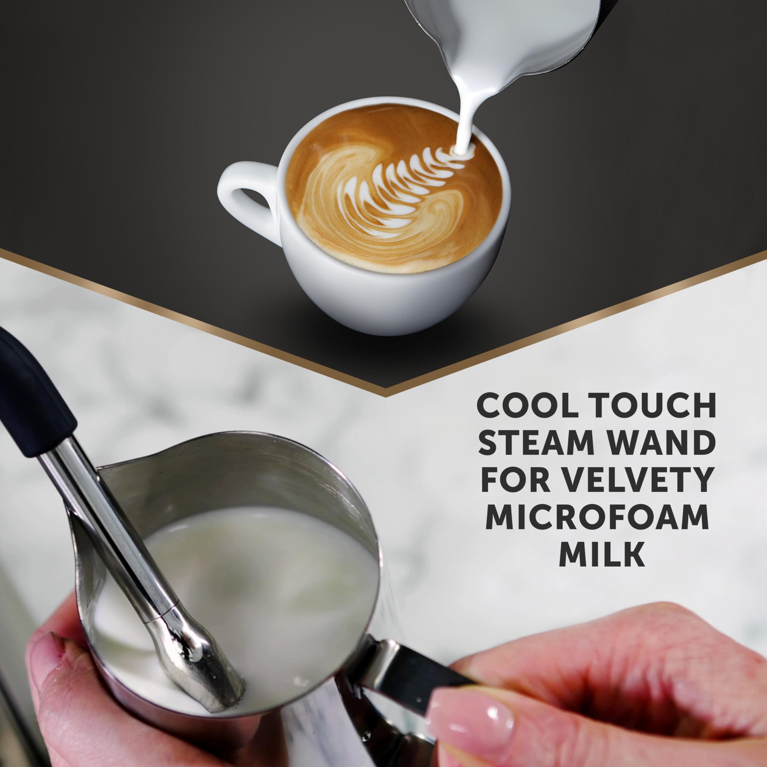Breville Barista Max Espresso Machine | Latte & Cappuccino Coffee Maker