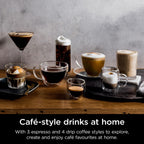 Ninja Luxe Premier 3-in-1 Coffee Machine, Latte, Cappuccino, Cold Brew & Espresso Maker