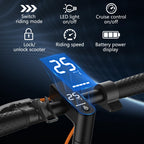 Riceel Electric Scooter, Max Speed 25 km/h, Max Range 20 km, 8.5" Solid Tire