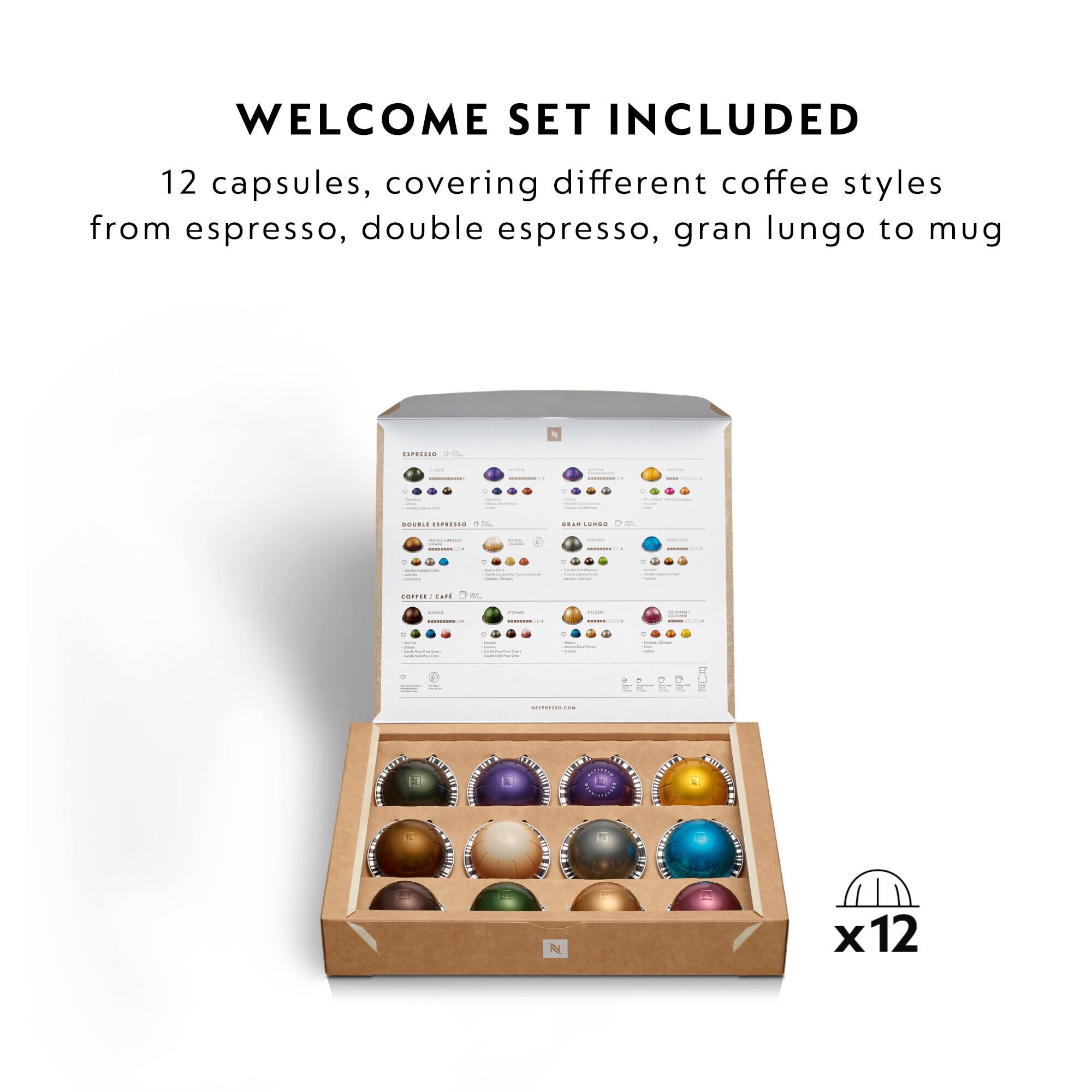 Nespresso ENV120.GY Vertuo Next Coffee Machine by Magimix, Dark Grey