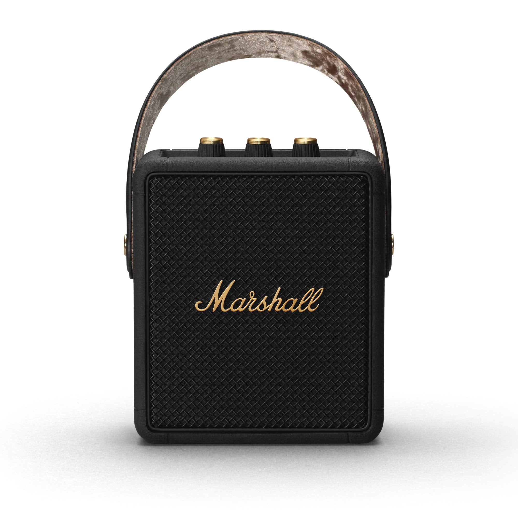 Marshall Stockwell II Wireless Portable Bluetooth Speaker - Black & Brass