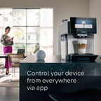 SIEMENS EQ900 Plus Fully Automatic Bean to Cup Coffee Machine, 6.8" Touch Screen Display