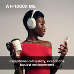 Sony WH-1000XM6 Flagship Noise Cancelling Over-Ear Wireless Bluetooth Headphones