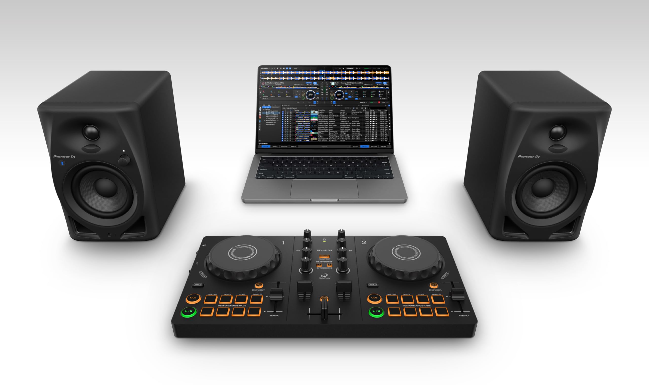 Pioneer DJ AlphaTheta DDJ-FLX2 Compact 2-channel DJ controller