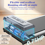 Compact Armless Treadmill for Small Spaces, Quiet Under-Desk Walking Pad