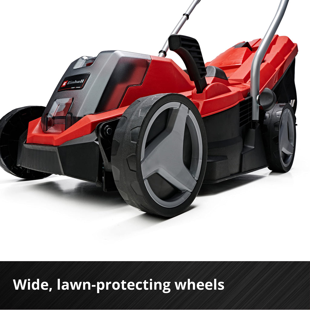 Einhell Power X-Change 18/33 Cordless Lawnmower With Battery and Charger - 18V, Brushless Motor